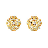 CHANEL Bouton De Camélia Earrings