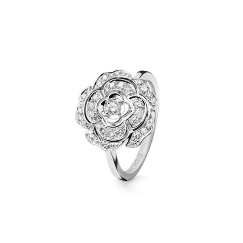 CHANEL Bouton de Camélia Ring