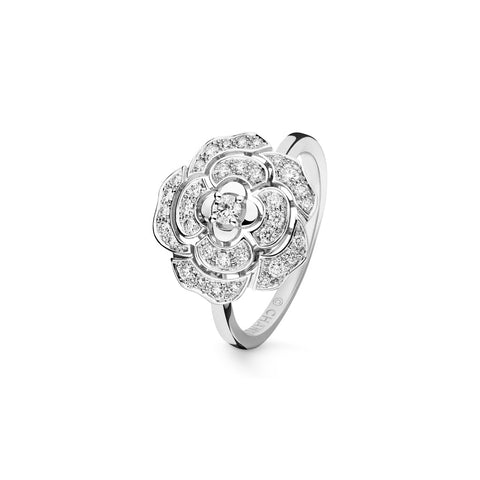 CHANEL Bouton de Camélia Ring