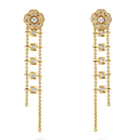 CHANEL Bouton de Camélia Transformable Earrings