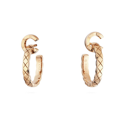 CHANEL Coco Hoop Earrings