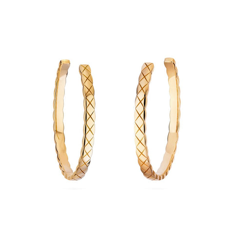 CHANEL Coco Hoop Earrings