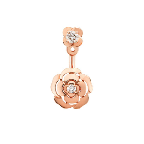 CHANEL Extrait De Camélia Single Earring