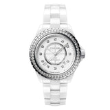 CHANEL J12 Automatic Diamond White Dial Watch