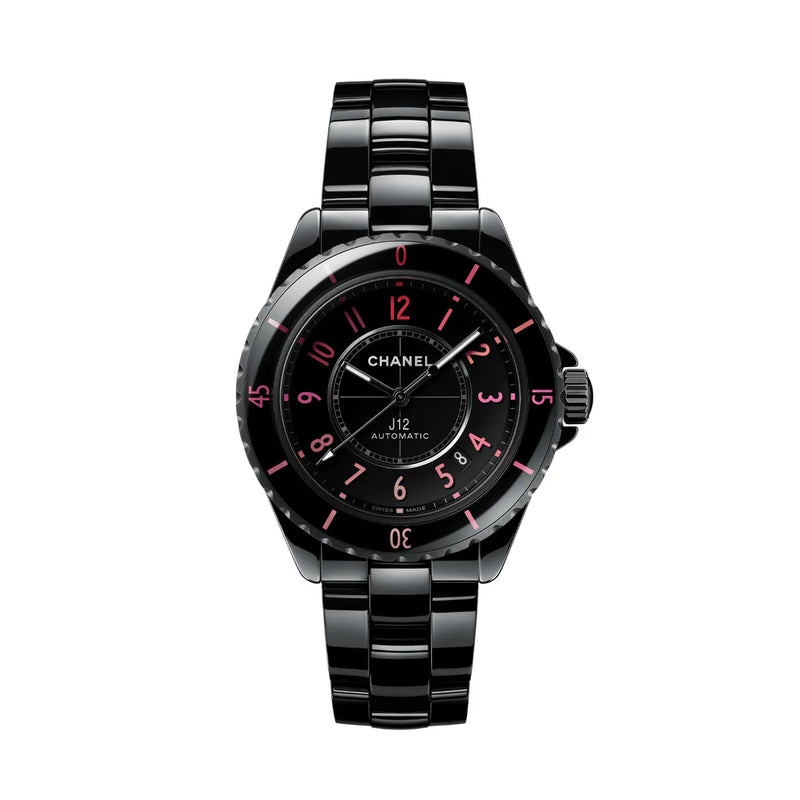CHANEL シャネル　 Montres Watches ゴールド ブラック J12 ダイヤモンドベゼル キャリバー 12.1, 38mm - ブラック