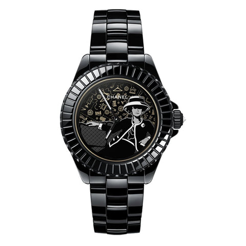 CHANEL Mademoiselle J12 Couture Watch, 38 MM