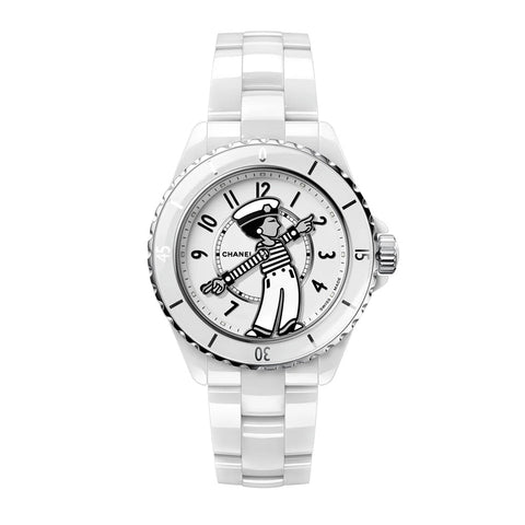 CHANEL Mademoiselle J12 La Pausa Watch, 38 MM