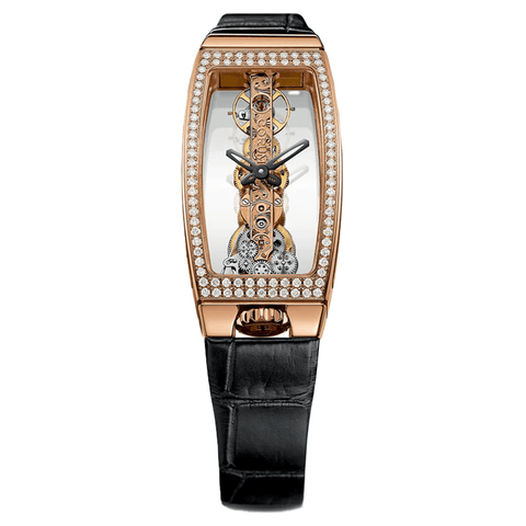 Corum Golden Bridge Miss Rose Gold Diamonds Watch
