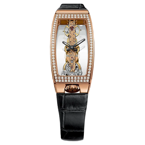 Corum Golden Bridge Miss Rose Gold Diamonds Watch Corum