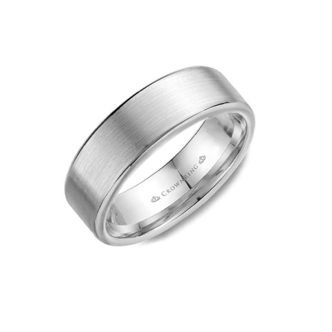 Crown Ring Wedding Band Classic