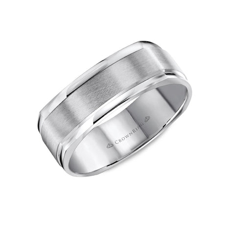 Crown Ring Wedding Band Classic
