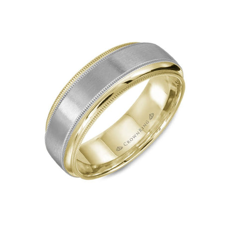 Crown Ring Wedding Band Classic