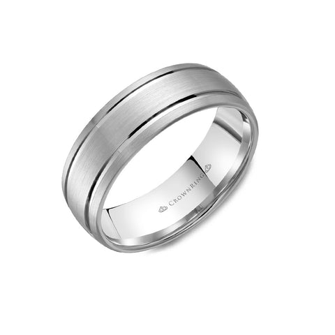 Crown Ring Wedding Band Classic