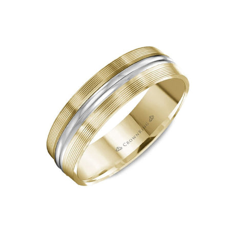 Crown Ring Wedding Band Classic