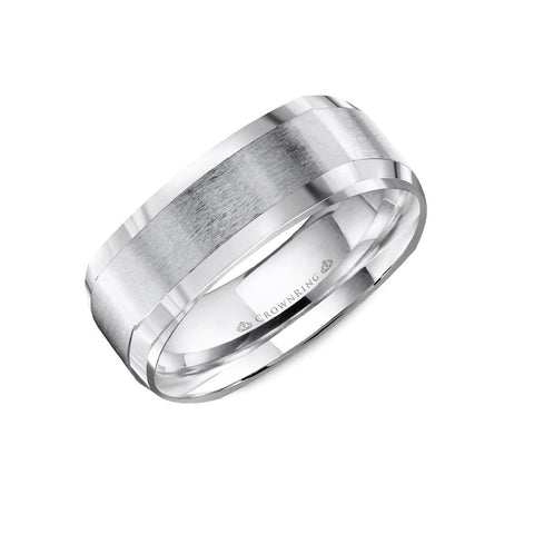 Crown Ring Wedding Band Classic