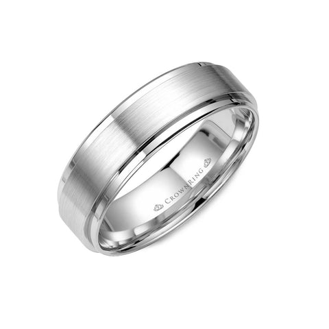 Crown Ring Wedding Band Classic