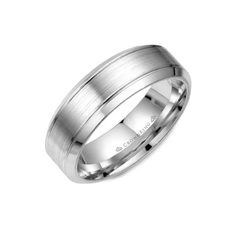 Crown Ring Wedding Band Classic