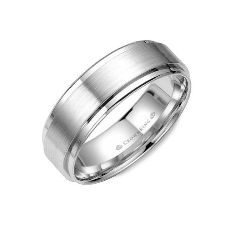 Crown Ring Wedding Band Classic