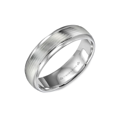 Crown Ring Wedding Band Classic