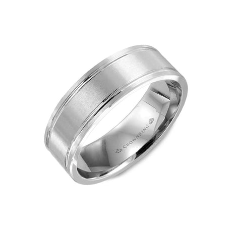 Crown Ring Wedding Band Classic