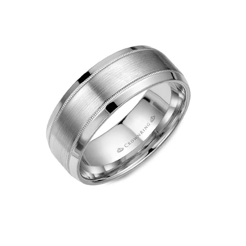 Crown Ring Wedding Band Classic