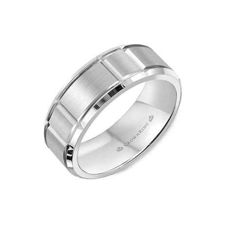 Crown Ring Wedding Band Classic