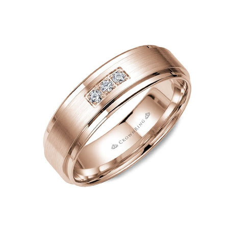 Crown Ring Wedding Band Diamond