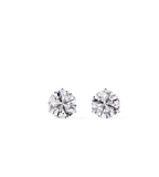 De Beers Forevermark Classic Three Prong Diamond Stud Earrings - 2 Carat
