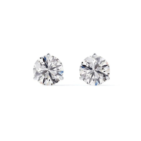 Forevermark Classic Three Prong Diamond Stud Earrings - 1.00 Carat