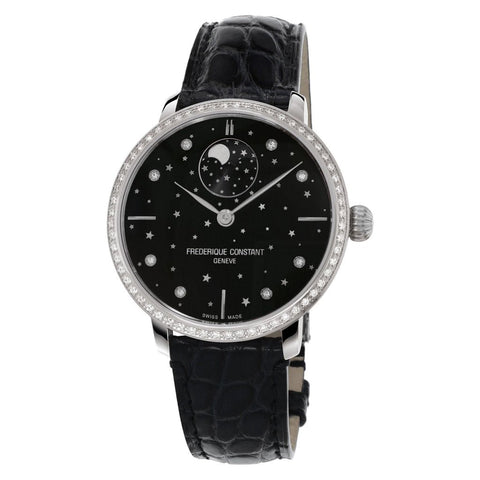 Frederique Constant Slimline Moonphase Stars Manufacture Ladies