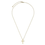 Gold Link to Love Cross Pendant