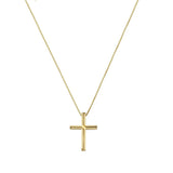 Gold Link to Love Cross Pendant