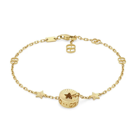 Gucci 18k Icon Cut-out Star Bracelet