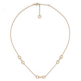 Gucci 18K Rose Gold Horsebit Necklace