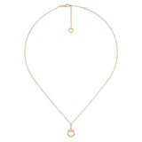 Gucci 18K Rose Gold Horsebit Necklace