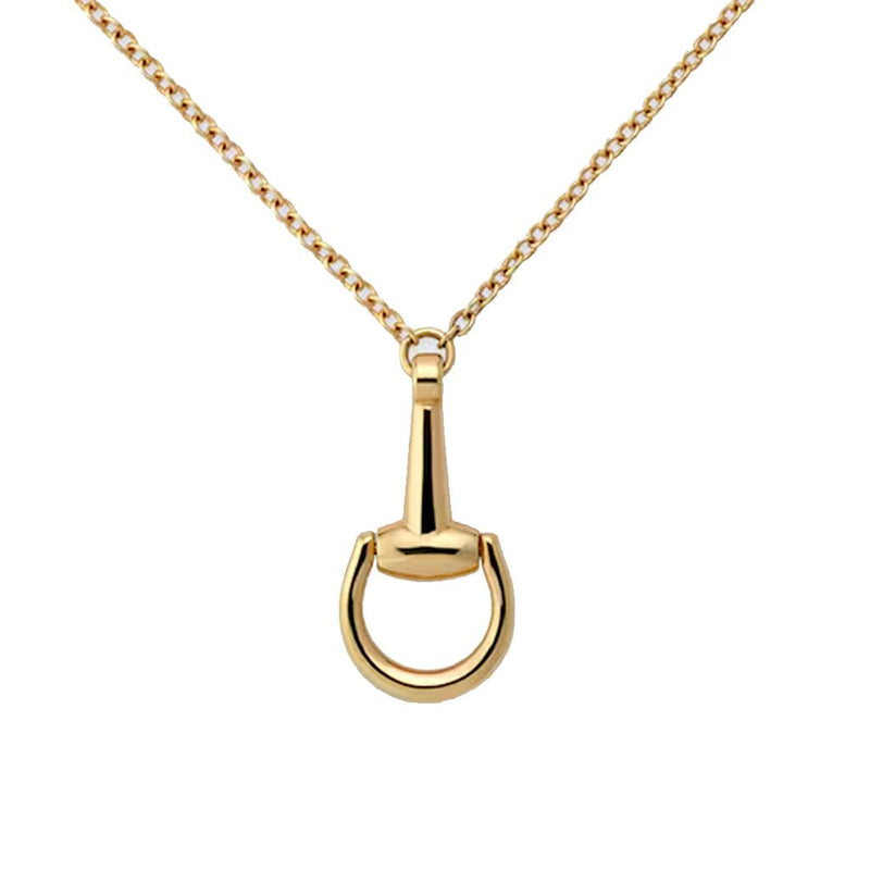 Gucci 18K Yellow Gold Horsebit Chain Necklace