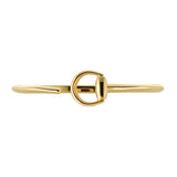 Gucci 18K Yellow Gold Horsebit Cuff Bracelet