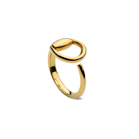 Gucci 18K Yellow Gold Horsebit Ring