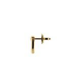 Gucci 18K Yellow Gold Horsebit Stud Earrings