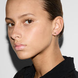 Gucci 18K Yellow Gold Horsebit Stud Earrings