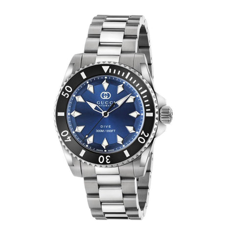 Gucci Dive Large Blue Dial - YA136362