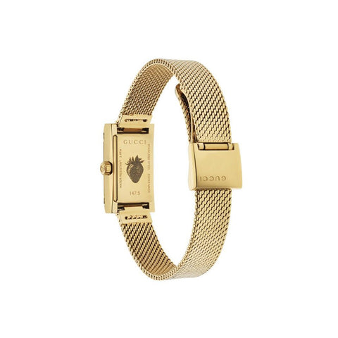 Gucci G-Frame Quartz White, Red and Navy Dial - YA147511