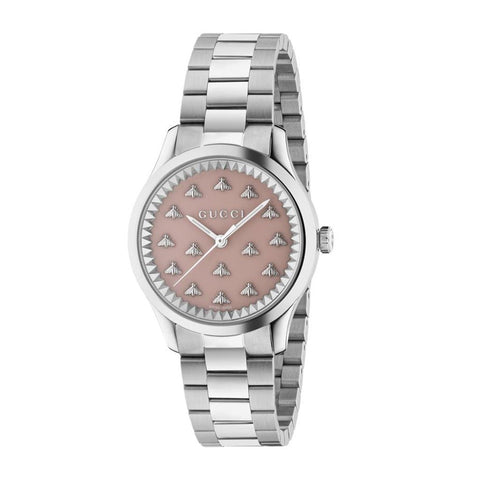 Gucci G-Timeless Pink-Tone Dial with Bee - YA1265033