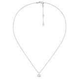 Gucci GG Running 18ct White Gold 0.01cttw Diamond Pendant