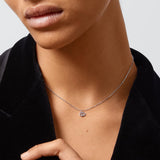 Gucci GG Running 18K Necklace in White Gold