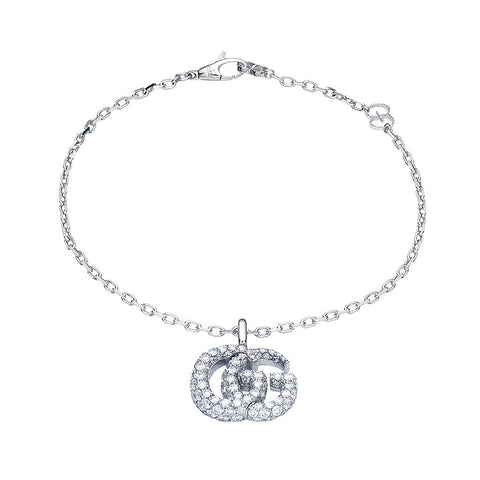 Gucci GG Running Bracelet with Diamonds