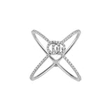 Gucci GG Running Diamond X Ring