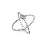 Gucci GG Running Diamond X Ring