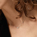 Gucci GG Running Necklace with Diamonds