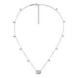 Gucci GG Running Necklace with Diamonds